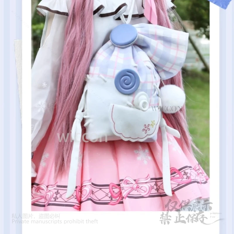 Аниме Косплей Nikki Костюм Бесконечность Nikki Ролевая игра Дискированная тканевая сумка Рюкзак Плетеная сумка Реквизит Y2K Женская вечеринка на Хэллоуин