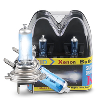 2X Car 12V H7 100w Halogen 6000k xenon led bulbs Super White Headlights Auto Lamp headlights