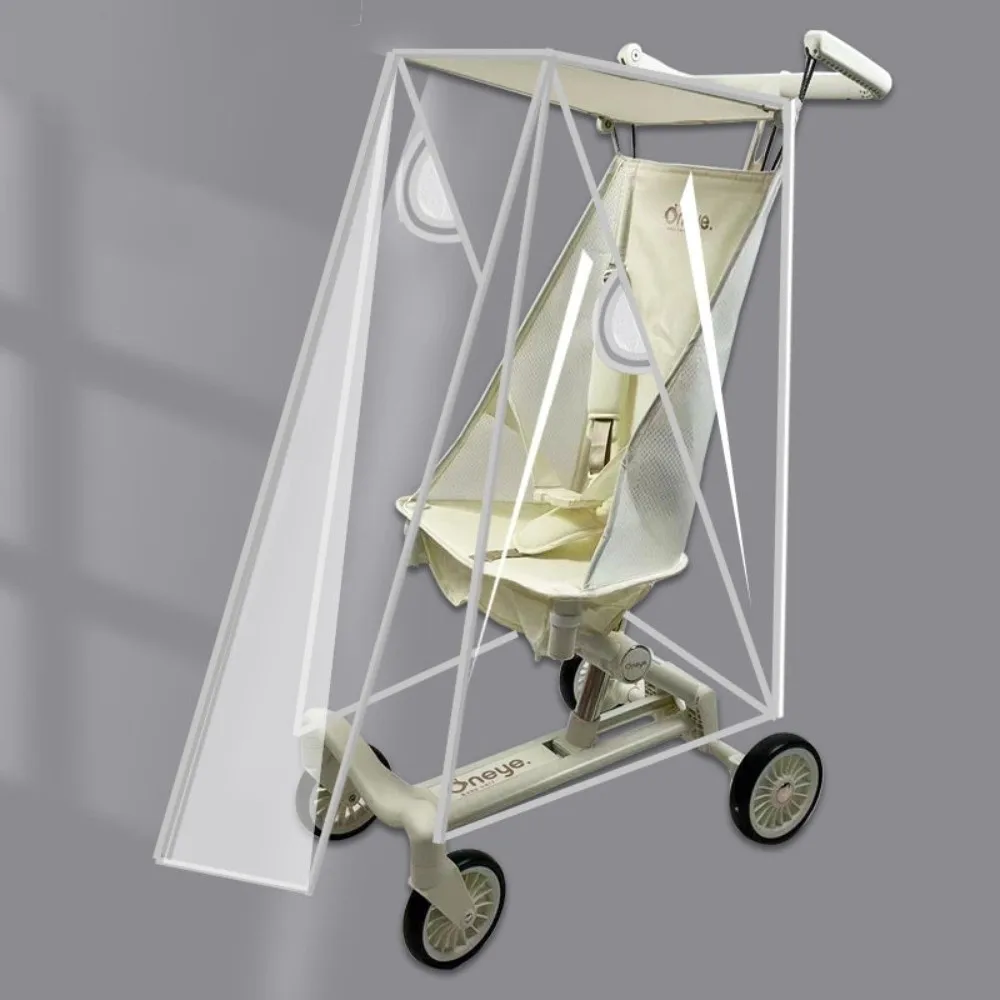 Transparante babyparaplu kinderwagen regendichte hoes Waterdichte reiszak Kinderwagen regenhoes Nobstructed View