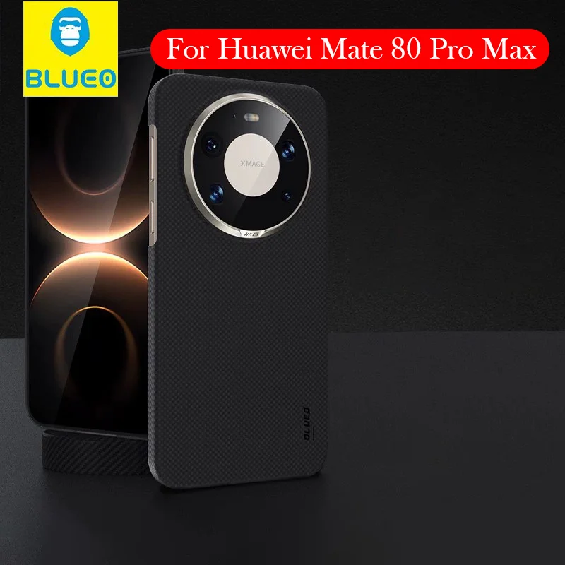 

BLUEO Case For Huawei Mate 80 Pro Max Kevlar Wireless Charging Back Cover Case for HUAWEI MATE 80 PRO MAX