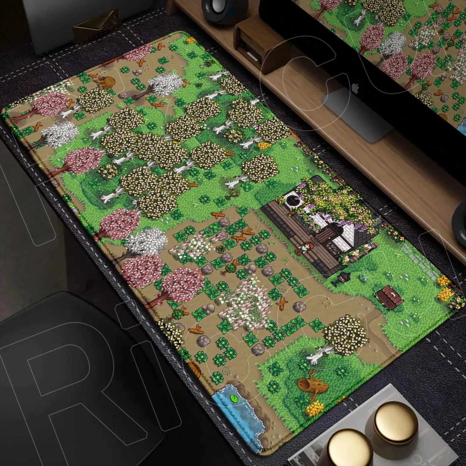 Large Anime Non-slip Keyboard Mouse Pad Laptop Office Accessories Hot Gaming Stardew Valley New Desk Mat Washable Durable Carpet