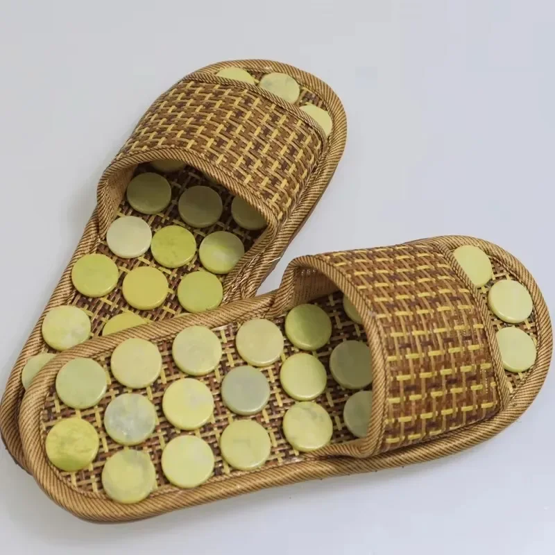 Health care foot massage shoes slippers natural foot acupoints active collaterals