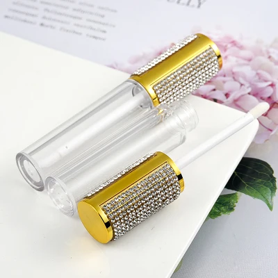 10pcs 30pcs 50pcs Clear Lip Gloss Containers With Silver Gold Rosegold Pink Purple Lid Empty Cosmetic Containers Lip Balm Tube