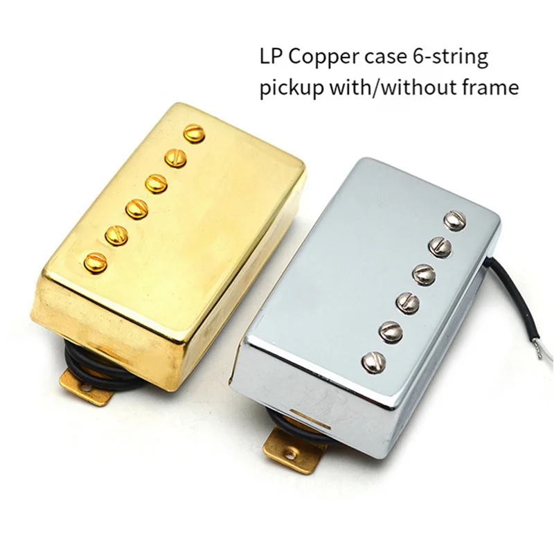 A64T-6-سلسلة Lp الغيتار الكهربائي مزدوجة لفائف لاقط شبه المغلقة قذيفة لاقط للجيتار الكهربائي ل LP نمط الغيتار الكهربائي #4