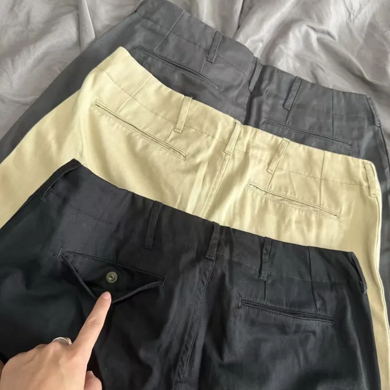Pantaloni da pendolare da ufficio basic casual NANAMICA giapponese uomo donna pantaloni con tasche larghe di alta qualità streetwear pantaloni quotidiani