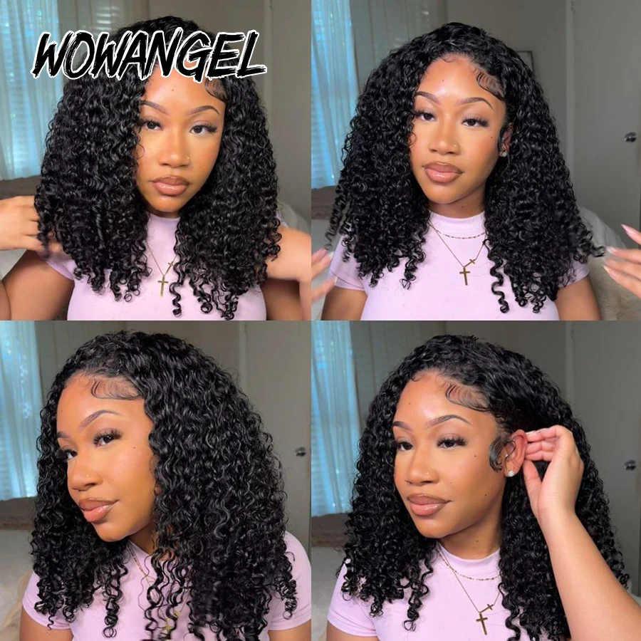 Cabello birmano curly con plumas para trenzas, pre-separado, sin nudos invisible, extensiones de cabello humano 100% para mujer 2