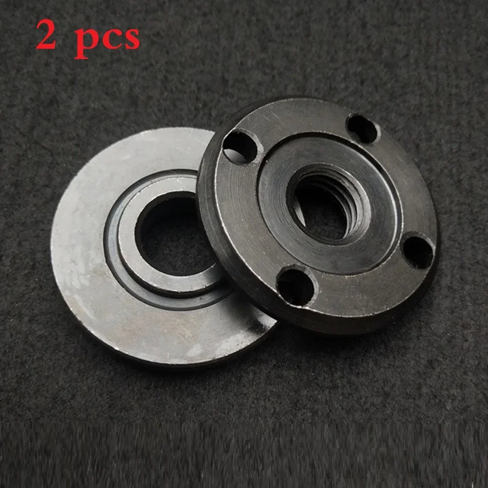 M14 Thread Replacement Angle Grinder Inner Outer Flange Nut Set Tools Pin-drive Holes At 30mm Spacing Brand New