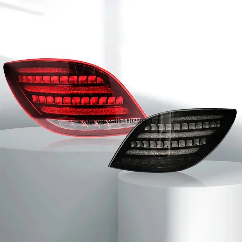 Car parts for Mercedes-Benz R-class W251 09-17 tail light modified LED tail lights plug and play black&red