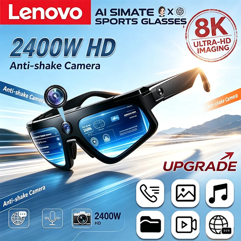 Photography With Ai - Lenovo 2400W Anti‑shake Cycling Sport Sunglasses