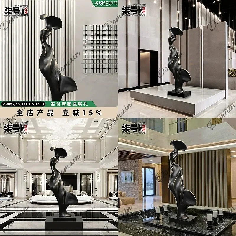 RTD Large Abstract Floor Sculpture for Hotel Lobby, Sales Office, Showroom, Mall Corridor Art Decor