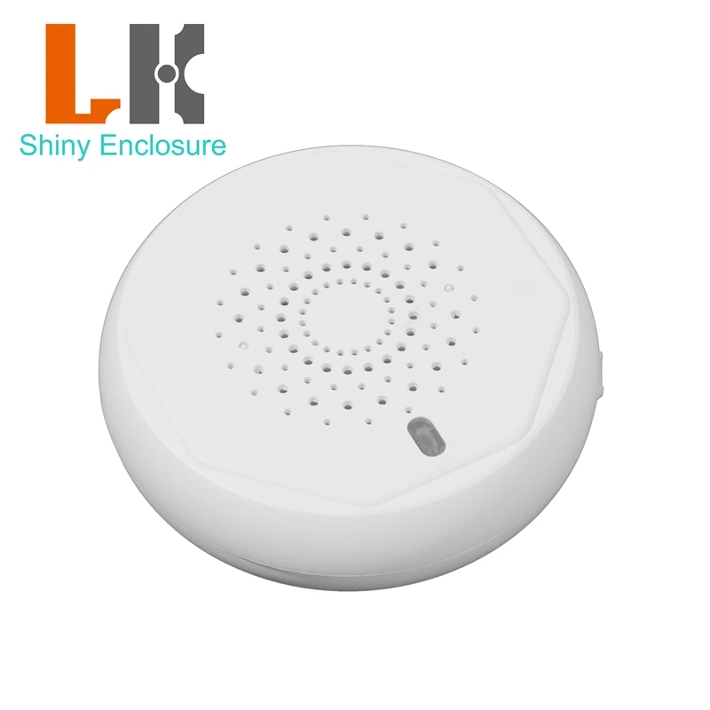 LK-S30 Custom Environment Detector Enclosure ABS Intelligent Smoke Sensor Plastic Electronic Box Gas Detector Enclosures 85x30mm