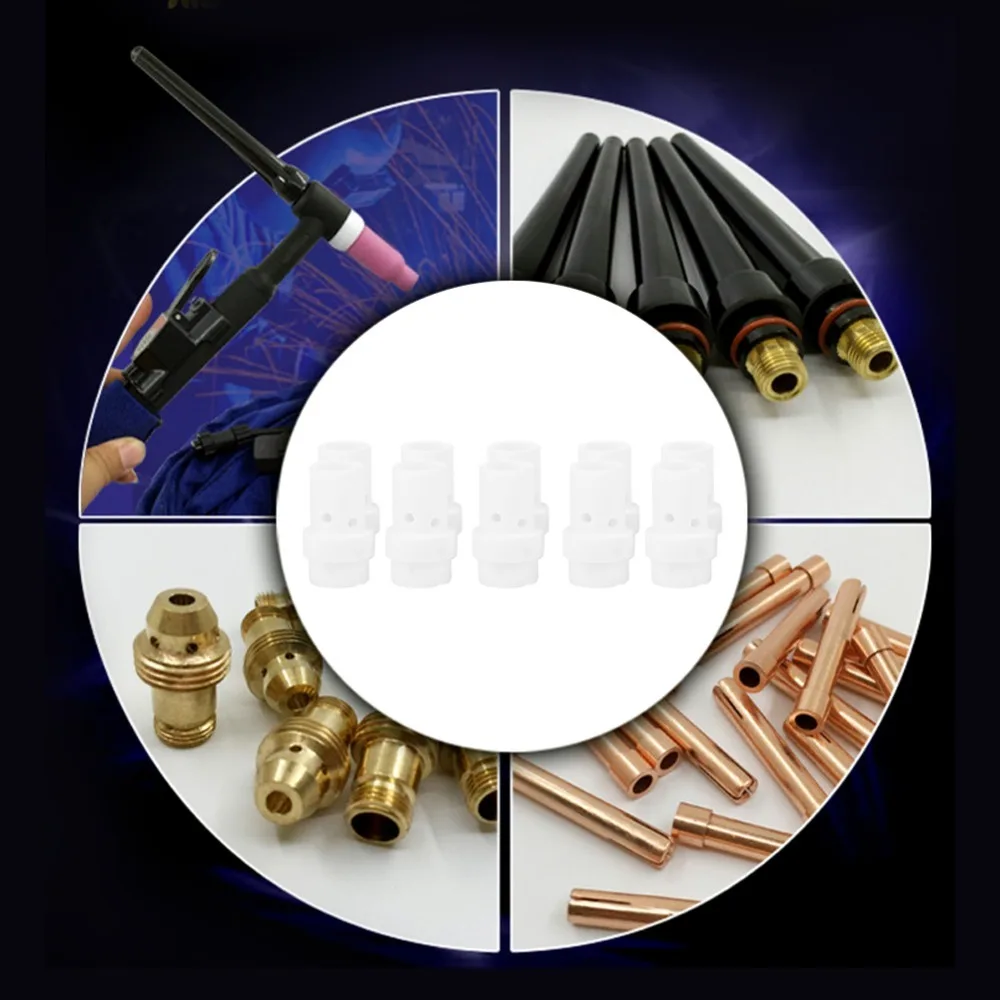 10pcs Ceramic Material Ceramic Gas Diffuser 36KD Size MIG Welding MIG Welding Diffuser Welder Gas Diffuser For Soldering Torch