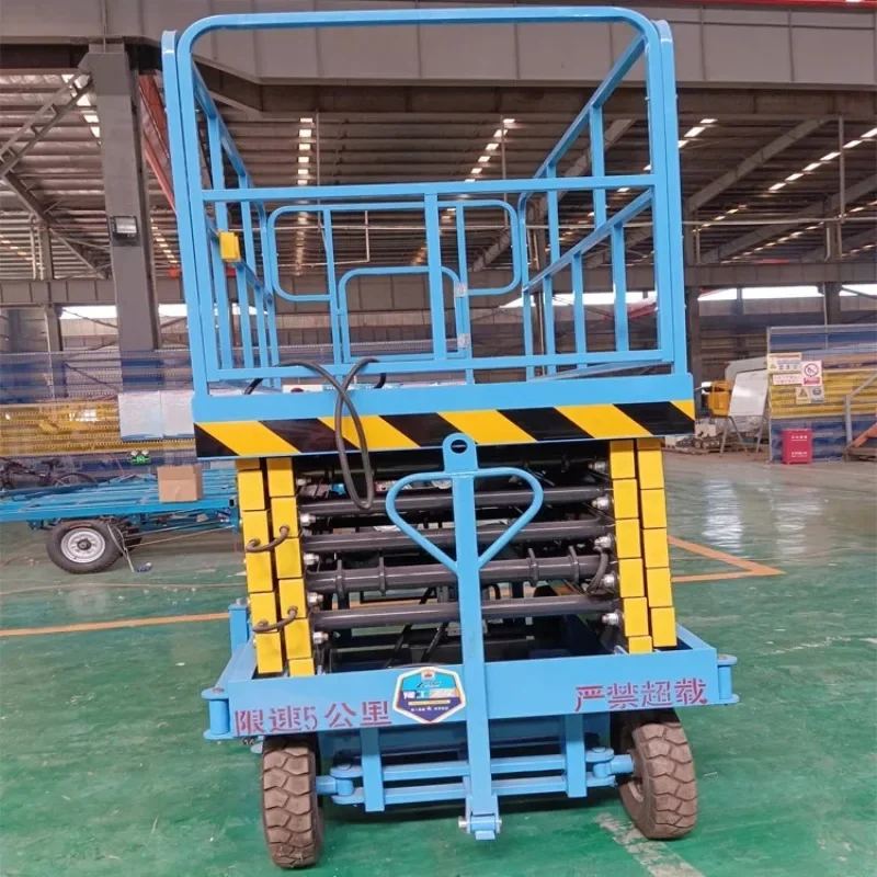 YUGONG Hot 6M 8M 10M 12M Mobile Load Weight 200Kg Lift Platform Elevator Mid Rise Scissor Lift Factory for Sale