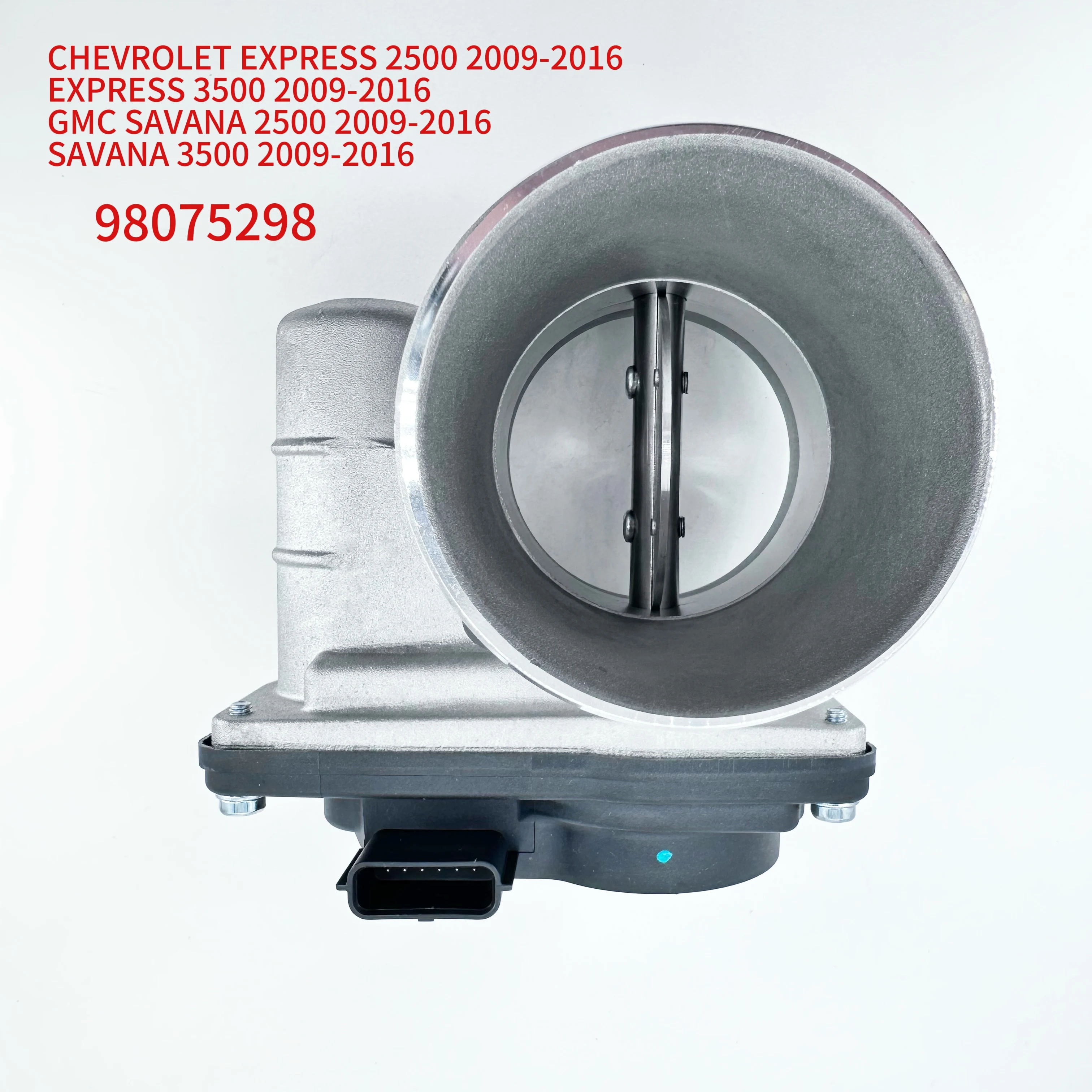 

98075298 Корпус дроссельной заслонки для Chevrolet Express и GMC Savana 2500 3500 4500 2009-2016, двигатель Kodiak Topkick 2009, 6,6 л 403Cu V8