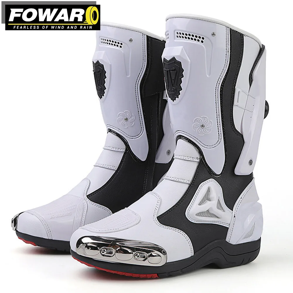 

Cushioning Motorcycle Shoes Comfortable Motocross Boots Crashproof Road Cycling Boots Fall Prevention Motorcycle Riding Boots