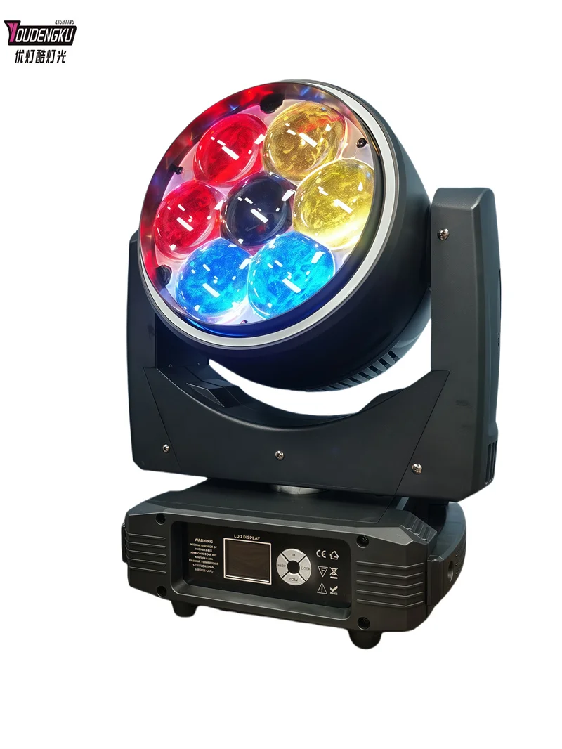 4 pieces Diode Bee Eye LED Zoom Moving Head Light 7*60W rgbw Stage Moving Head Nightclub bar Disco led beam light