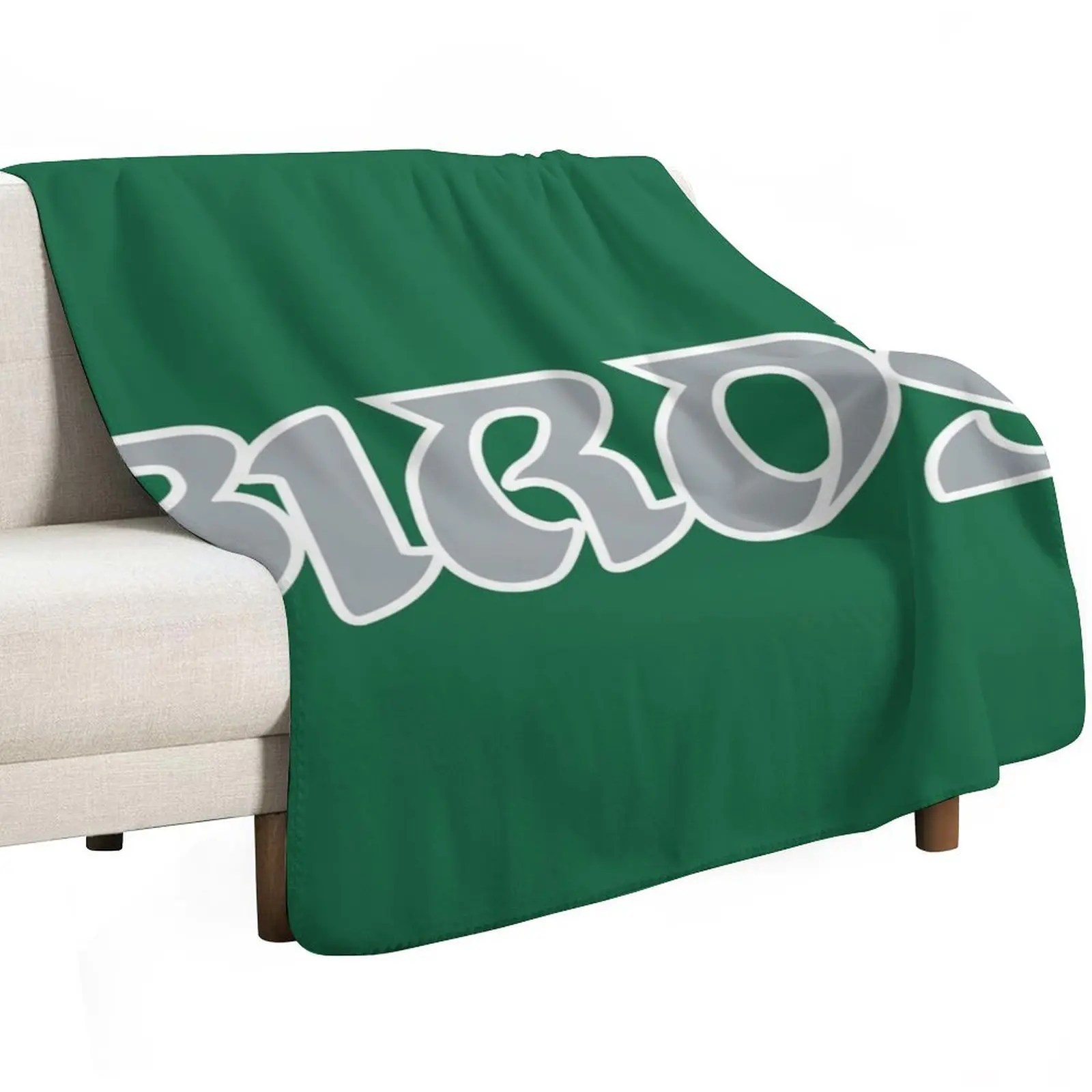 Birds, Retro - Green Throw Blanket Picnic Blankets For Sofas for winter Thin sofa bed Stuffeds Blankets