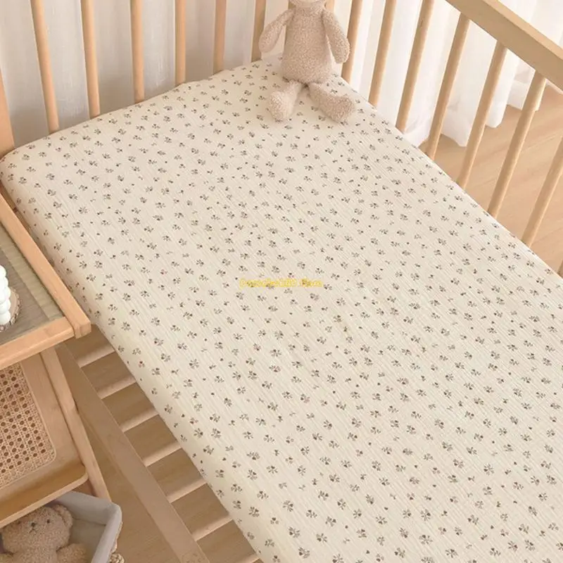 WXTD Baby Bed sheet جميل نمط القطط القطيع ورقة ناعمة وتنفس فراش كبير الحجم ورقة سرير الطفل لصبي الفتيات