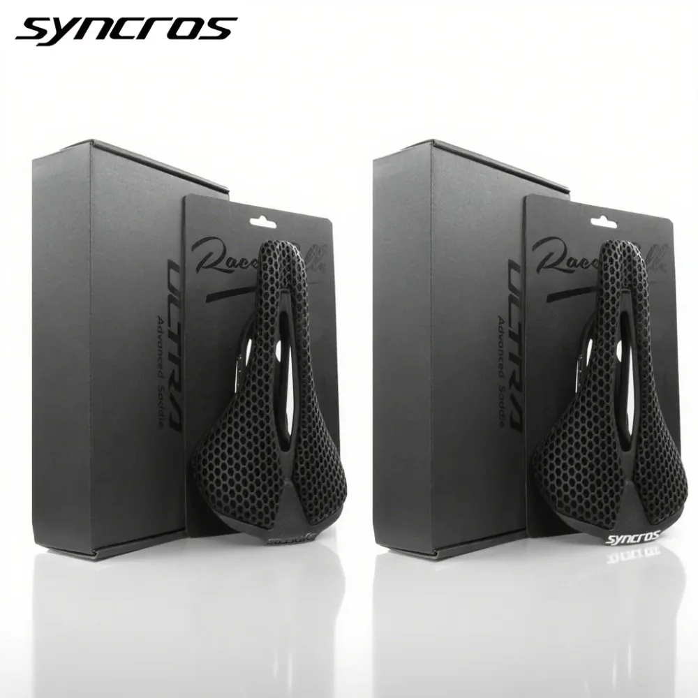 SYNCROS Bicycle Saddle 3D Printed Ultralight 146g Carbon Saddle  Bicycle Seats for MTB Road Gravel Bike Bicycle Parts 248x137mm - view 6