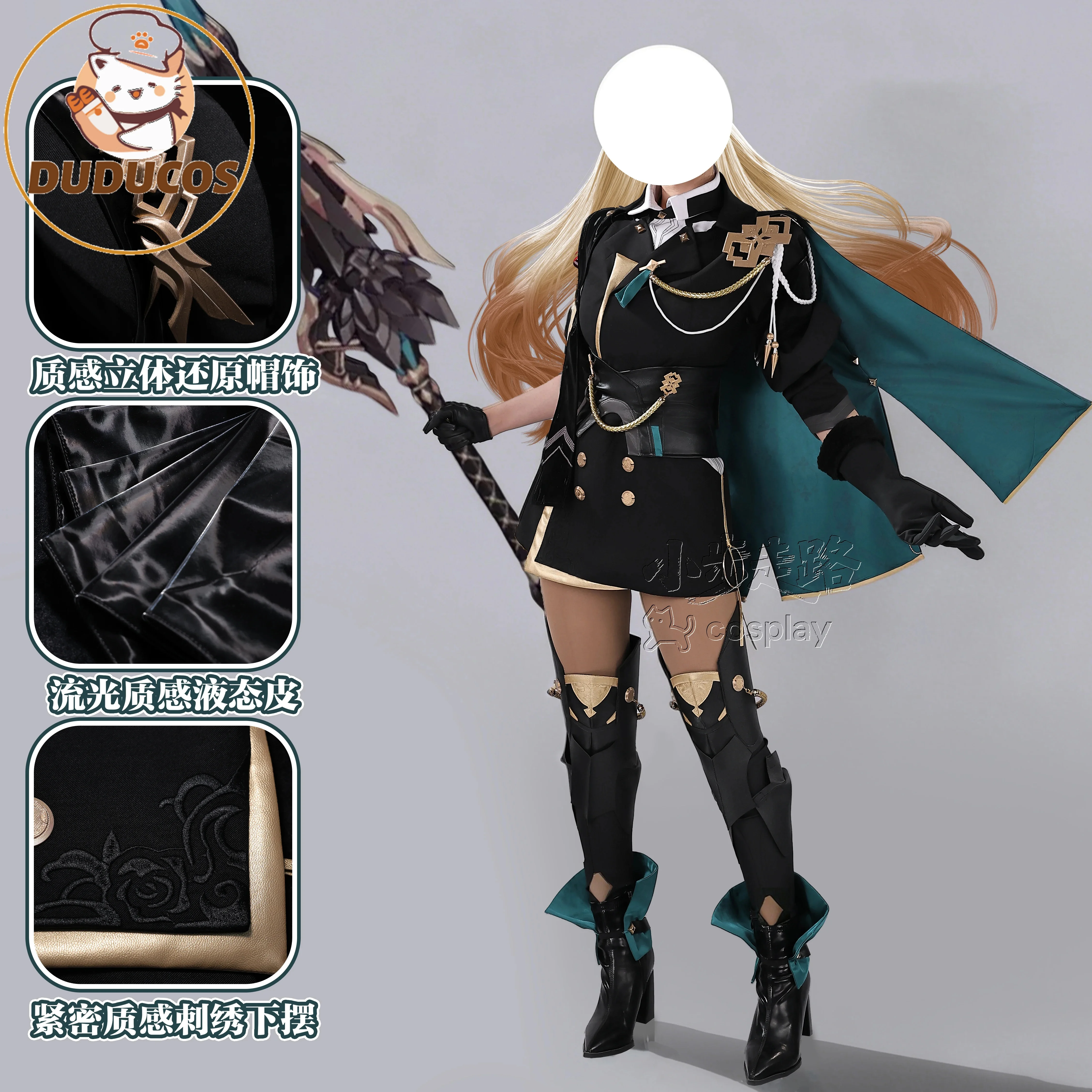 

DUDU-SR Game Honkai Impact 3rd Kiana Kaslana Durandal Cosplay Costume Outfit Dress Carnival Anime Role Play Uniform Wig