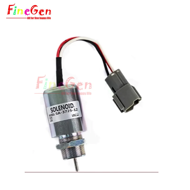SA-3725-12V/24V  Cut-Off Flameout Solenoid Switch for Diesel Generator Set Stops