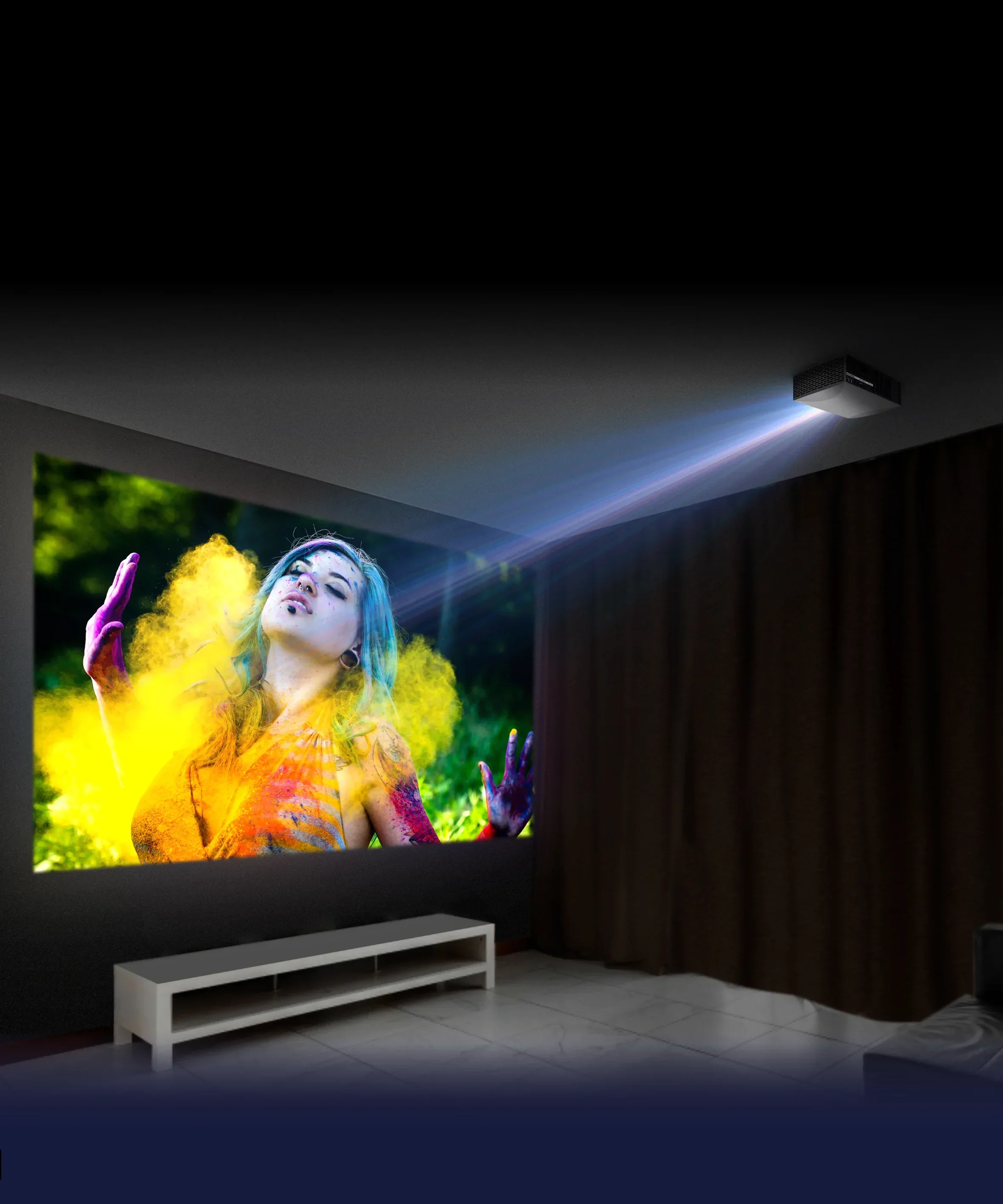 TV Projector 4k 1080P High Brightness Multiple Function Projector F30  Overhead Projector PPT for Home Office Use