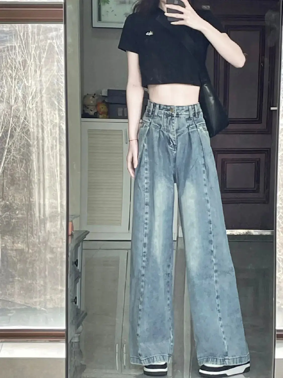 

Женские джинсы с низкой посадкой, рваные рваные рваные дырки, потертый подол, стираный гранж, альтернативный готический панк, эмо, субкультура, рваные, разрушенные