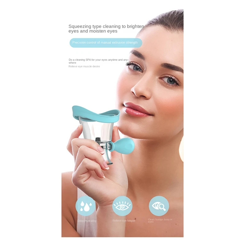 1 PCS Soft Silicone Eye Wash Cups Eyes Cleaner Flushing Rinse Cups Resuable Bath Eyewash Cups