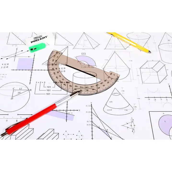 Pro Art Protractor, 180 grados, 6"