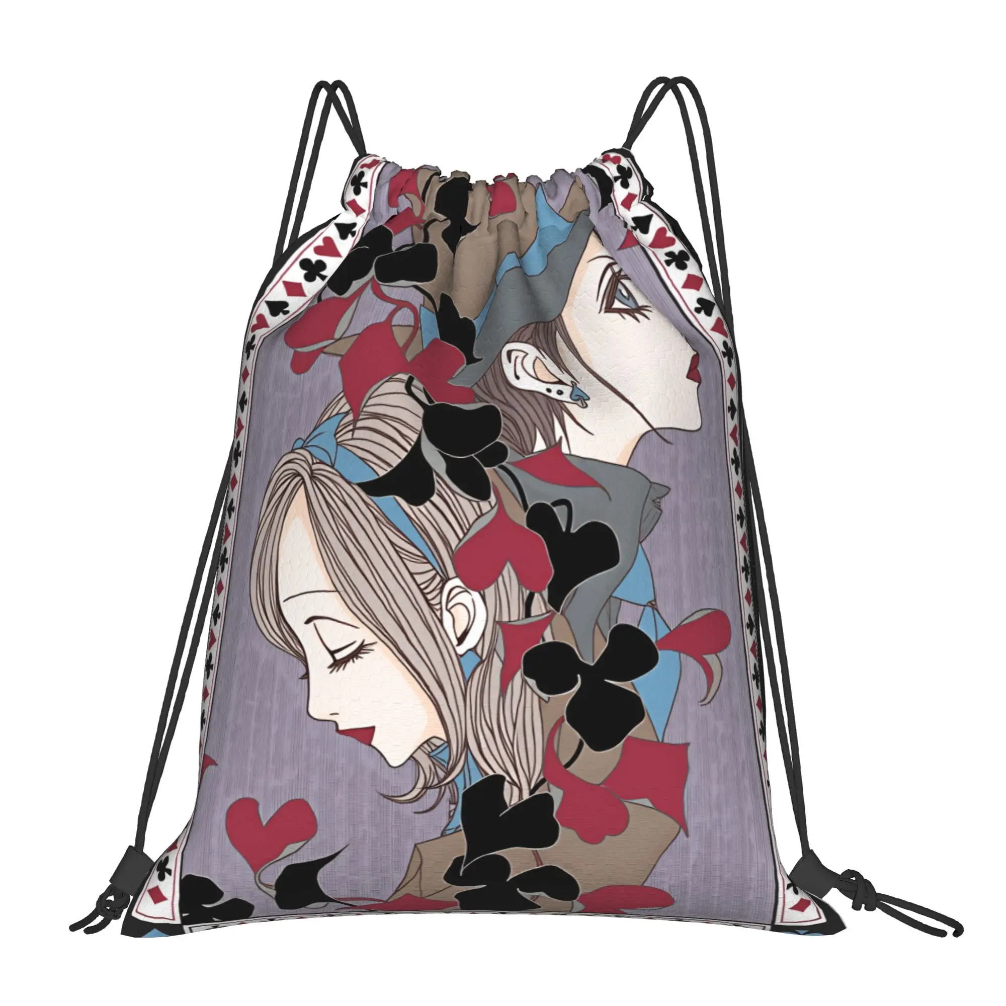 Nana Osaki Comics Drawstring Bag  Sports Yoga Students BackpacksWaterproof Retro Sackpack String Bags
