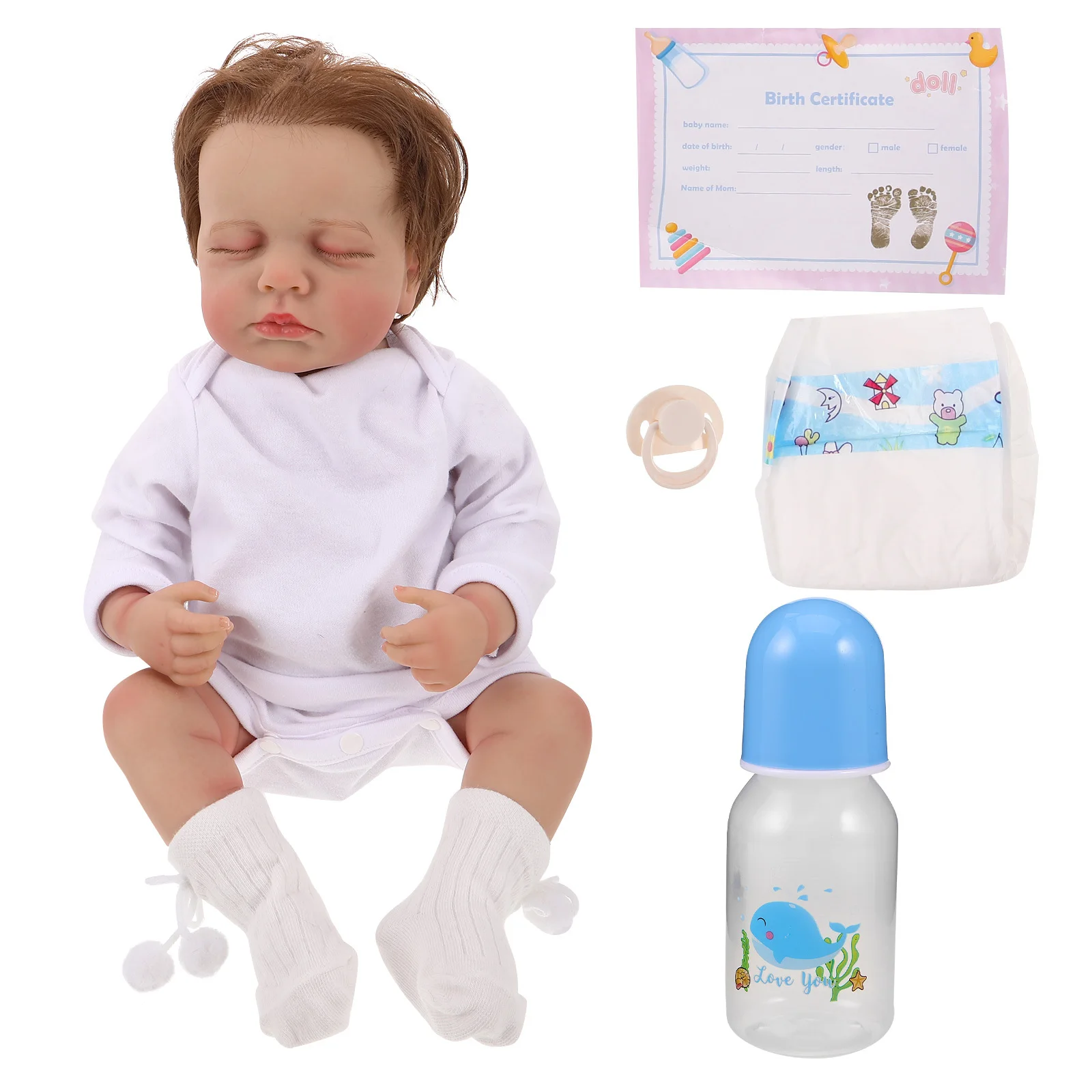 

Reborn Baby 49 см, реалистичное мягкое тело для маленьких мальчиков, для ролевых игр, ухода за и нянением, ролевая игра Reborn Infant Boy, имитация ребенка