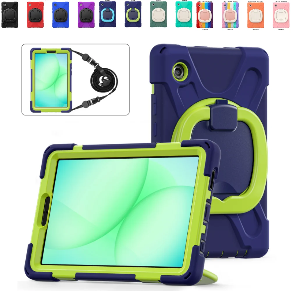 

Сверхмощный защитный чехол для Samsung Galaxy Tab A11 8,7 дюйма SM-X130 SM-X135 2025 8,7 дюйма, чехол для планшета с ремешками