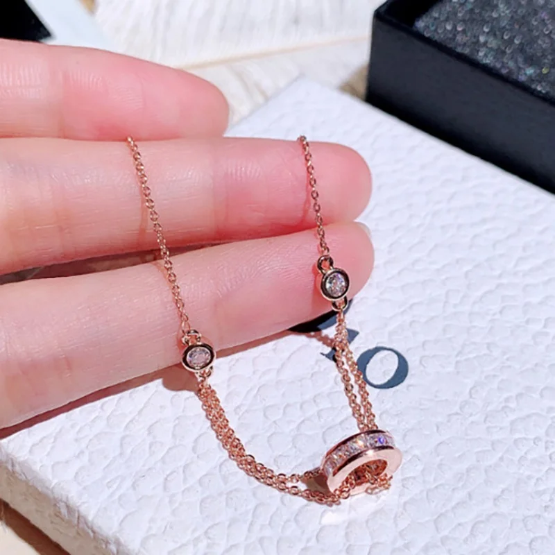 IFYOUOO Fashion Diamond Bracelet Super Shining Exquisite Women's Jewelry Charm Elegance Gifts image 2