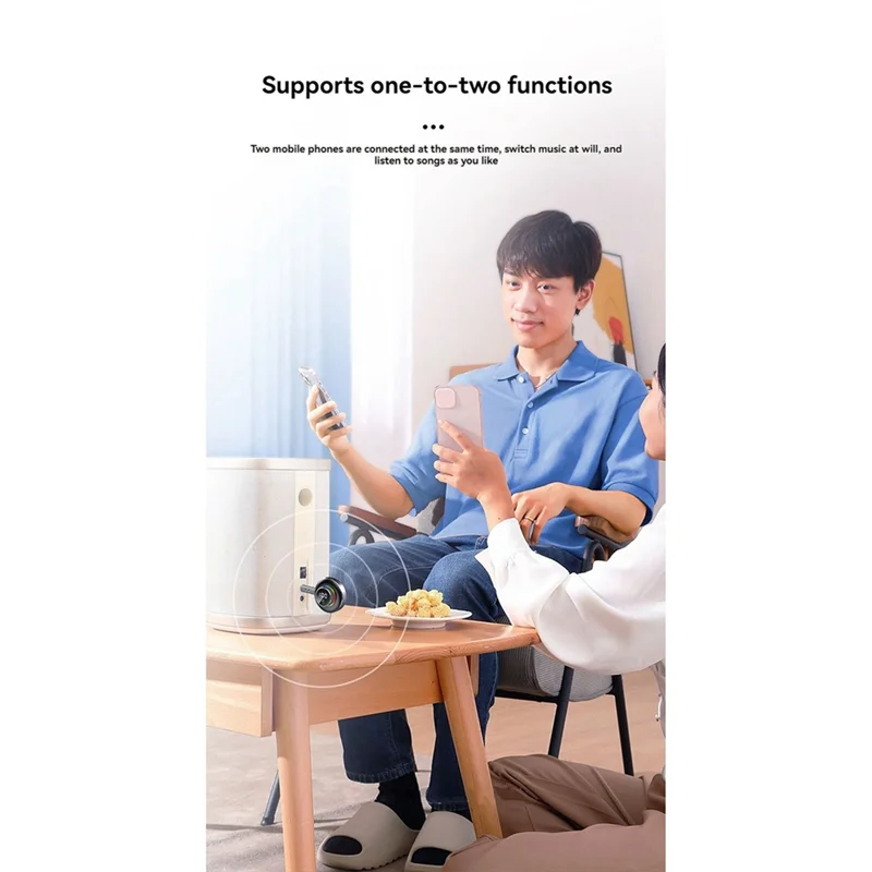 Bluetooth 5.3 Receiver For Car Cancelling Bluetooth AUX Adapter, Bluetooth Music Receiver For Home Stereo/Wired Headphon