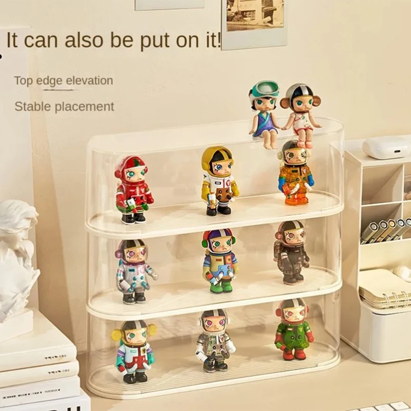 

Display Box Hand Puppet Display Cabinet Acrylic Blind Box Shelf Doll Storage Display Rack Desktop Home Storage Box Organizer