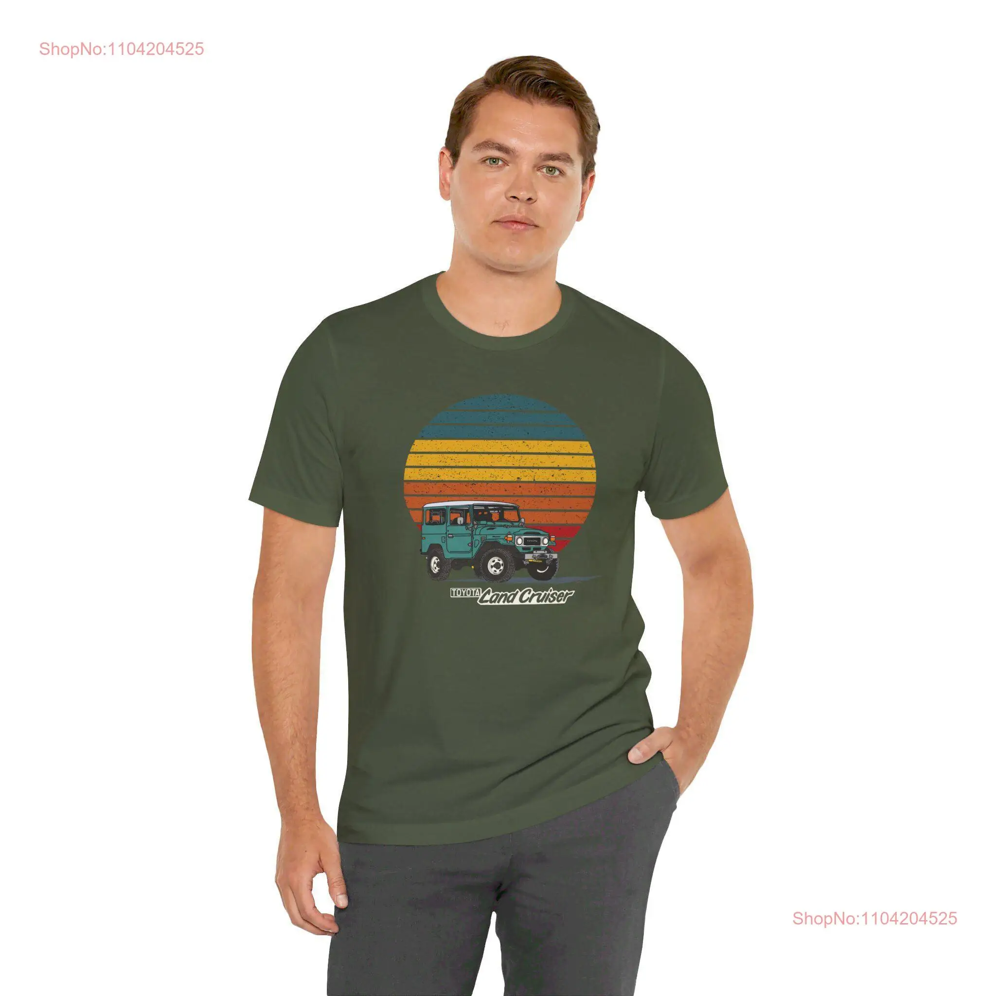 FJ40 Land Cruiser Vintage Sunset T Shirt Reefmonkey Artist Brody Plourde long or short sleeves