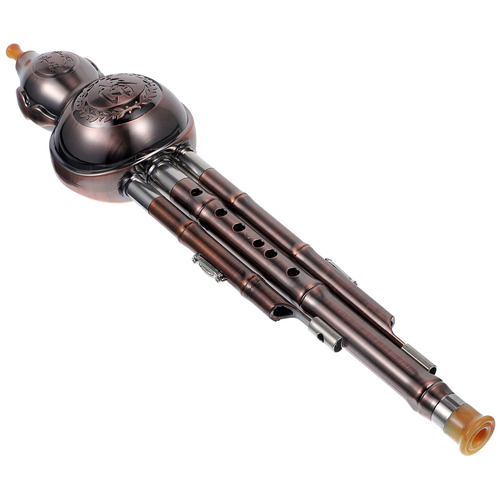 

1pc Durable Pp Cucurbit Flute For Beginner Chinese Traditional Gourd Instrument Musical Gift Practice Flute Classic Ethnic