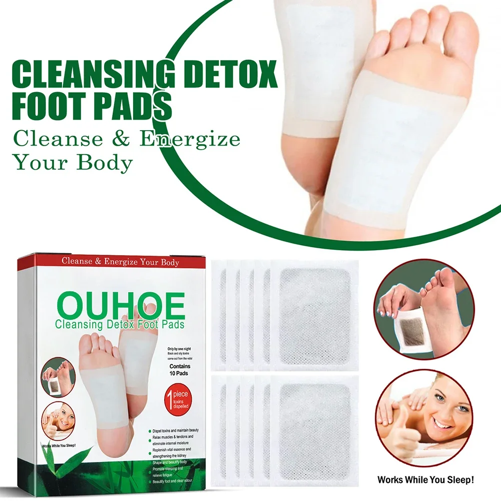 10/20/30 pcs Detox Foot Patches Pads Body Toxins Feet Slimming Cleansing HerbalAdhesive Health Care Products Body Care Tool