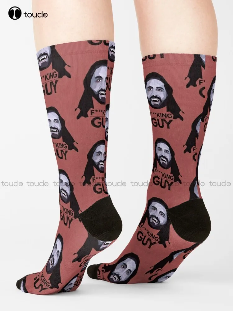 Nandor The Relentless Nandor Wwdits Comedy Meme What We Do In Shadows Socks White Soccer Socks Unisex Adult Teen Youth Socks