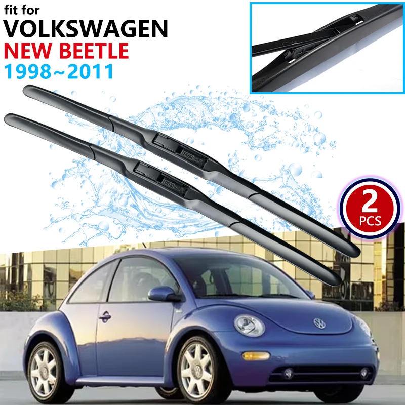 Per Volkswagen VW Nuovo Beetle Bjalla Beetle 1998 ~ 2011 1999 2000 2001 2002 2003 Tergicristalli Auto Spazzole Tergicristallo Accessori Auto