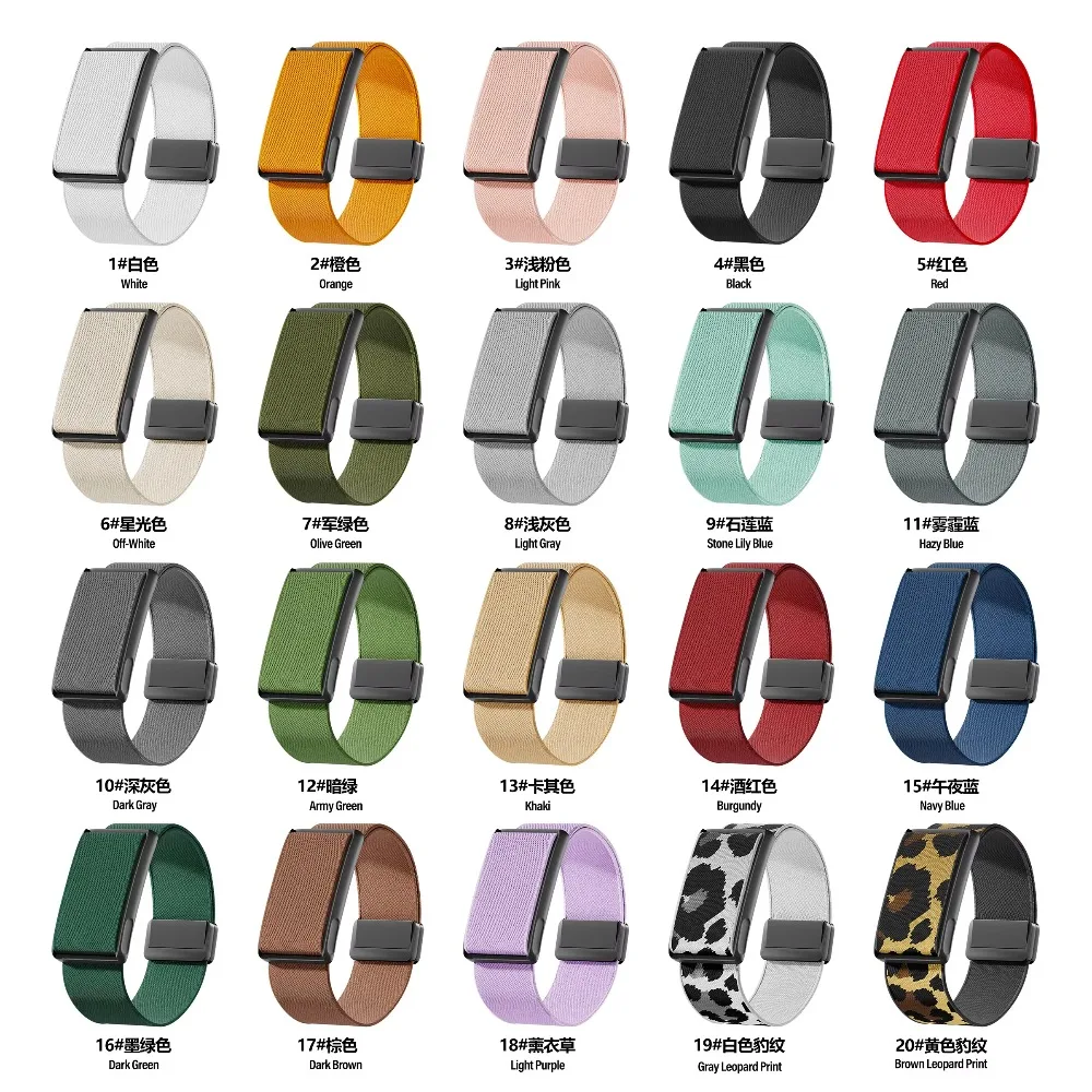 Replaceable Nylon Loop Strap +Metal Frame for Amazfit Helio Magnetic Elastic Adjustable Wristband Amazfit Helio Accessories Band