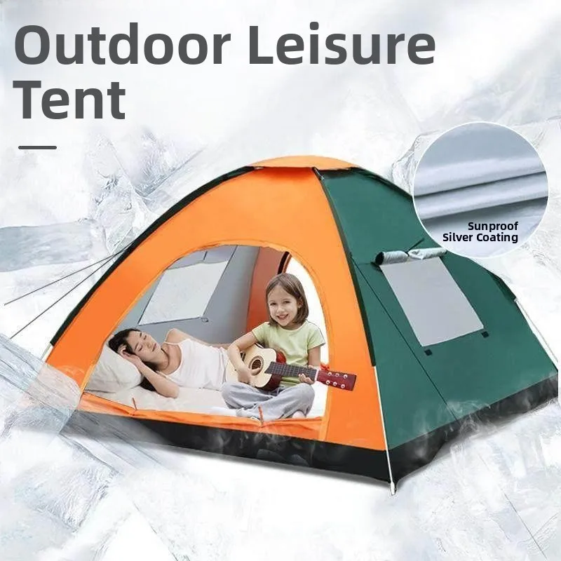 Automatic Outdoor Tent Family Home Use Anti-UV Insect Proof Indoor Small House Adult Child Tent Double Layer Structure Resin ... view 5