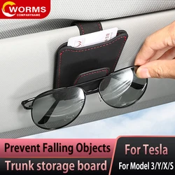 Coche visera estuches gafas portavasos gafas clips tesla modelo 3y X S interior del coche organización accesorios cobra nuevos automóviles haik holder gafas gafas de sol bronceador anaquel edición gafas estantes d