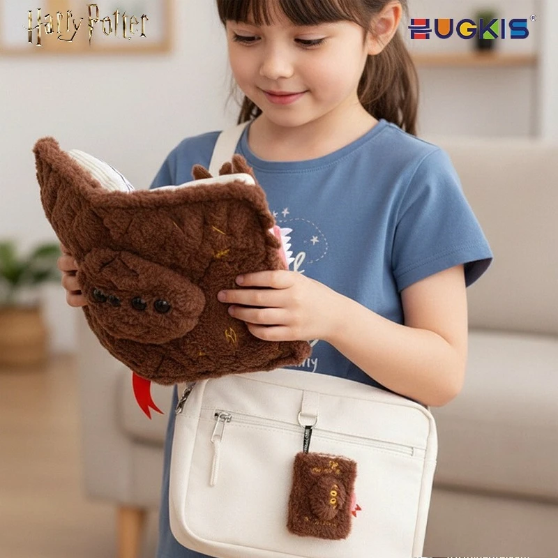 Nuevo Peluche Original de Harry Potter, Monedero con Diseño de Libro Mágico, Colgante, Almohada con Diseño de Libro Mágico, Regalo para Fans