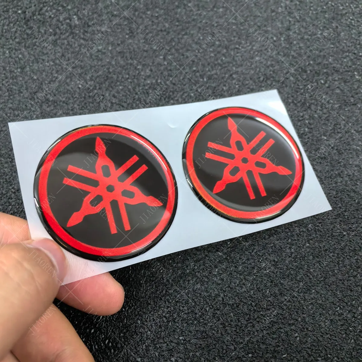 جل ثلاثي الأبعاد لملصقات ياماها شعار خوذة خزان الدراجة النارية شعار مائي #5