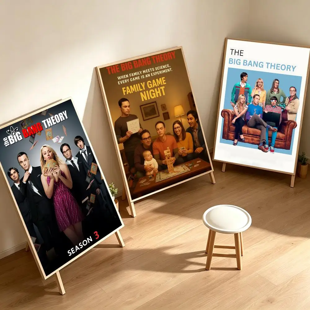 Drama The Big Bang Theory Poster Poster HD Printing Cozy Healing Style Wall Art Home Decor For Living Room Bedroom Gift