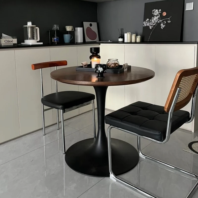 

Retro Nordic Café Tables Design Luxury Modern Wooden Office Café Tables Courtyard Balcony Furniture Salontafel Ls40kfz