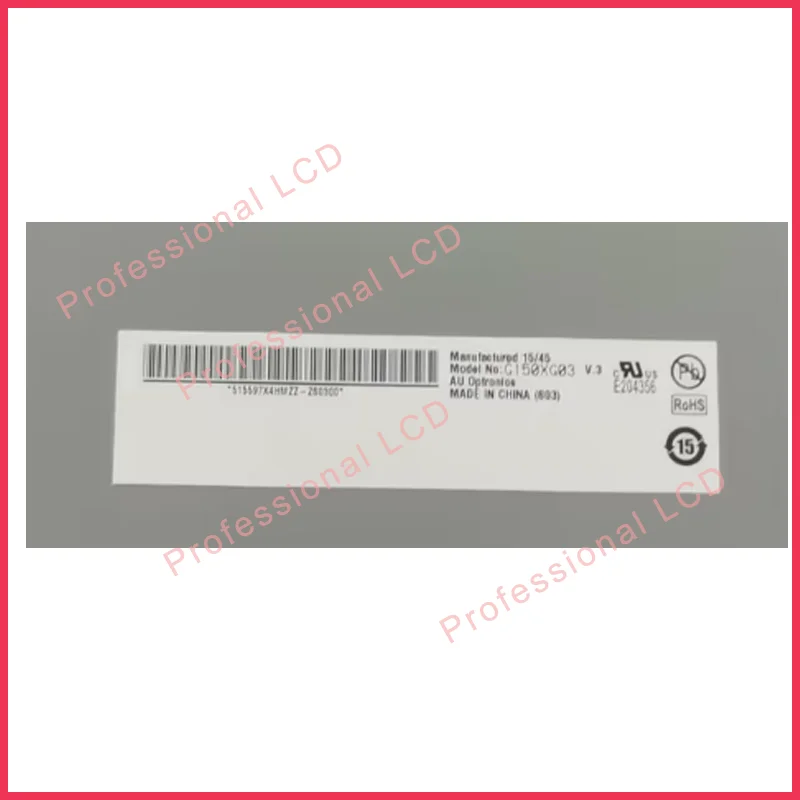 G150XG03 V.3 Original 15 Inch G150XG03 V4 G150XG03 V2 G150XG03 V3 V.2 V.4 LCD Display Screen Panel 1024*768 With HDMI VGA Board