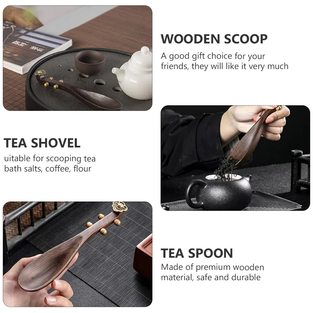 

Wooden Premium Shovel For Coffee Flour Nuts Bath Salts Teaware Accessory Gift Tea Making Scoop Wooden Scoop Tea Shovel Teaware