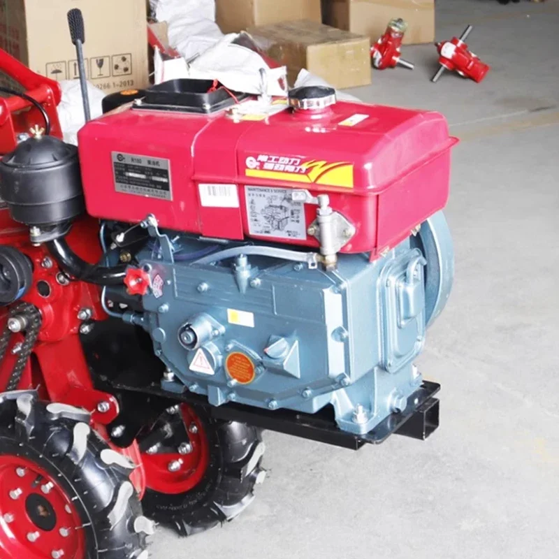 

Garlic harvester small seeder hand-held self-propelled household to harvest agricultural diesel multifunctional